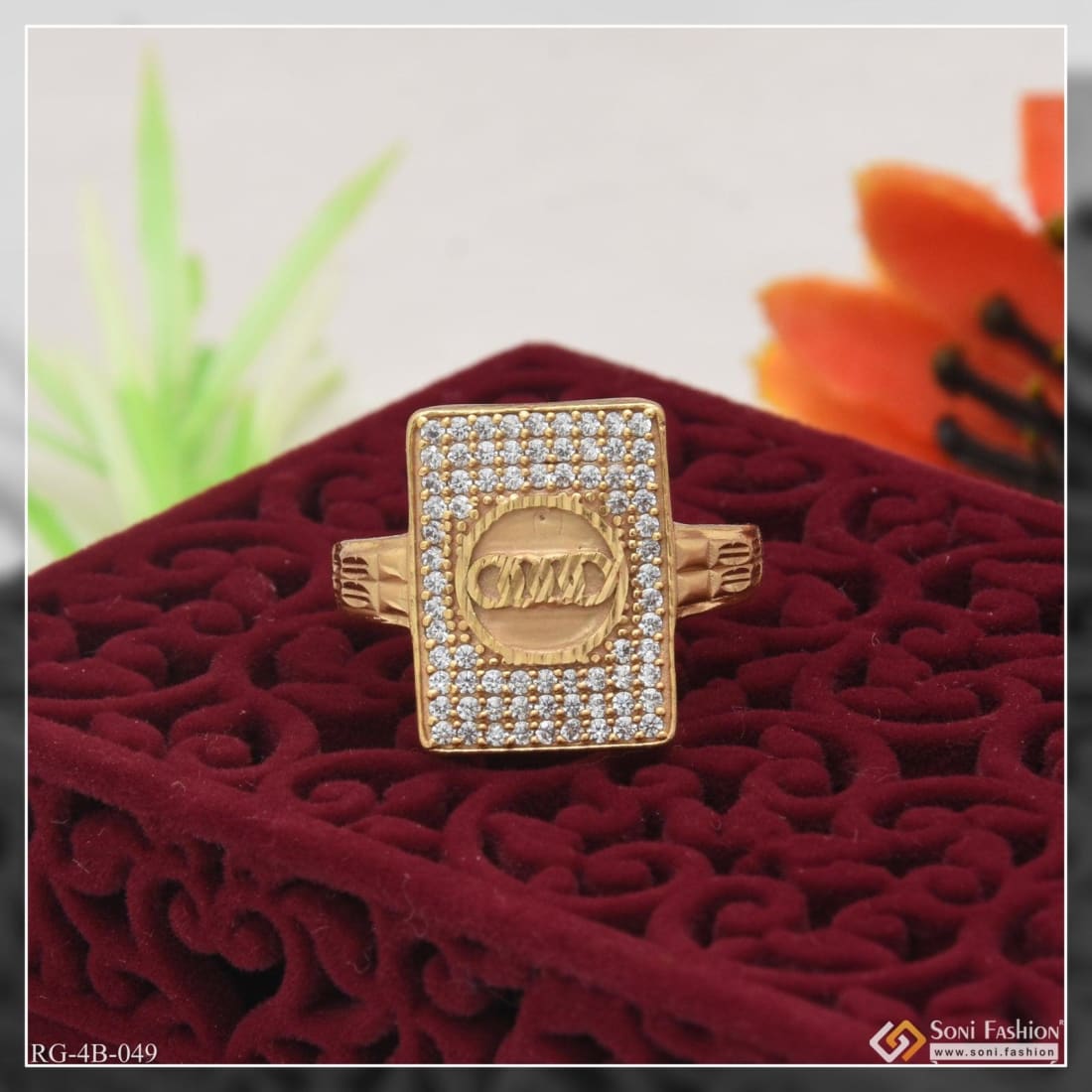 Senco Gold & Diamonds Round Stripe Gold Ring : Amazon.in: Jewellery